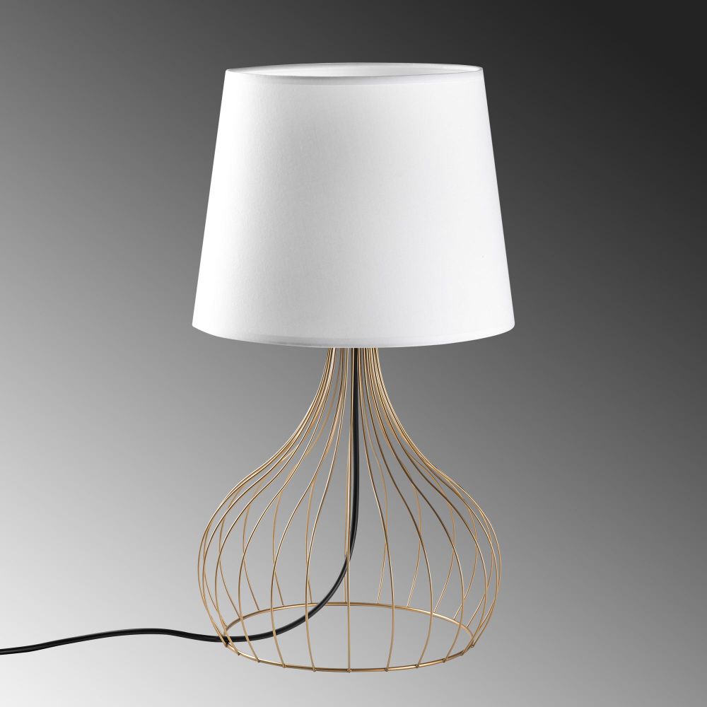 Telıs - 5404 Zlatna i Bijela Stolna Lampa slika 6