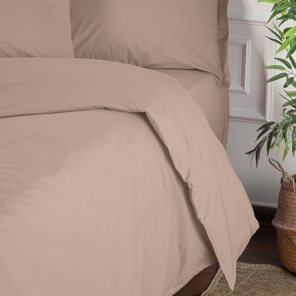 Ranforce double quilt cover (FR) (IT) (DE) Tonne Brune - Beige, colour: beige slika 2