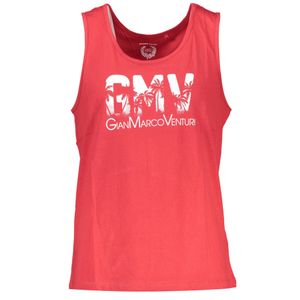 GIAN MARCO VENTURI MAN RED TANK TOP