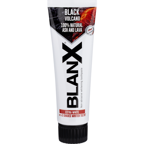 BlanX Black Volcano pasta za zube s prirodnim pepelom i lavom, 75 ml slika 3