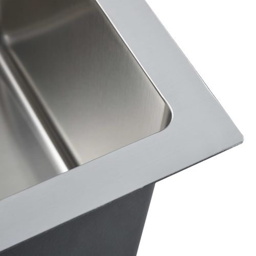 Ručno rađeni kuhinjski sudoper s cjedilom od nehrđajućeg čelika slika 7