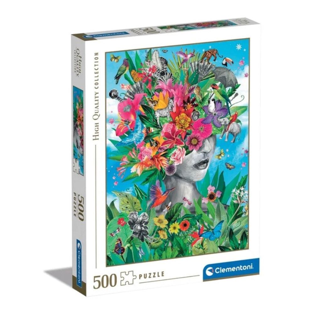 Clementoni CL35526 Puzzle 500 GLAVA U DŽUNGLI, 500kom slika 1