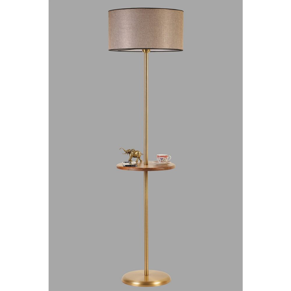 Stojeća lampa Mercan 8738-4 u zlatno-smeđoj boji slika 3