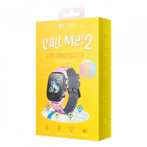 Forever Smartwatch Kids Call Me 2 KW-60 PINK slika 1