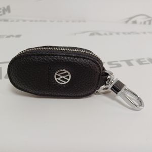 Torbica Kožna Za Ključ Crna VW