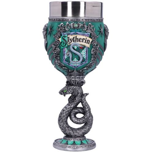 Nemesis Now Harry Potter Slytherin Collectible Goblet 19.5cm slika 1