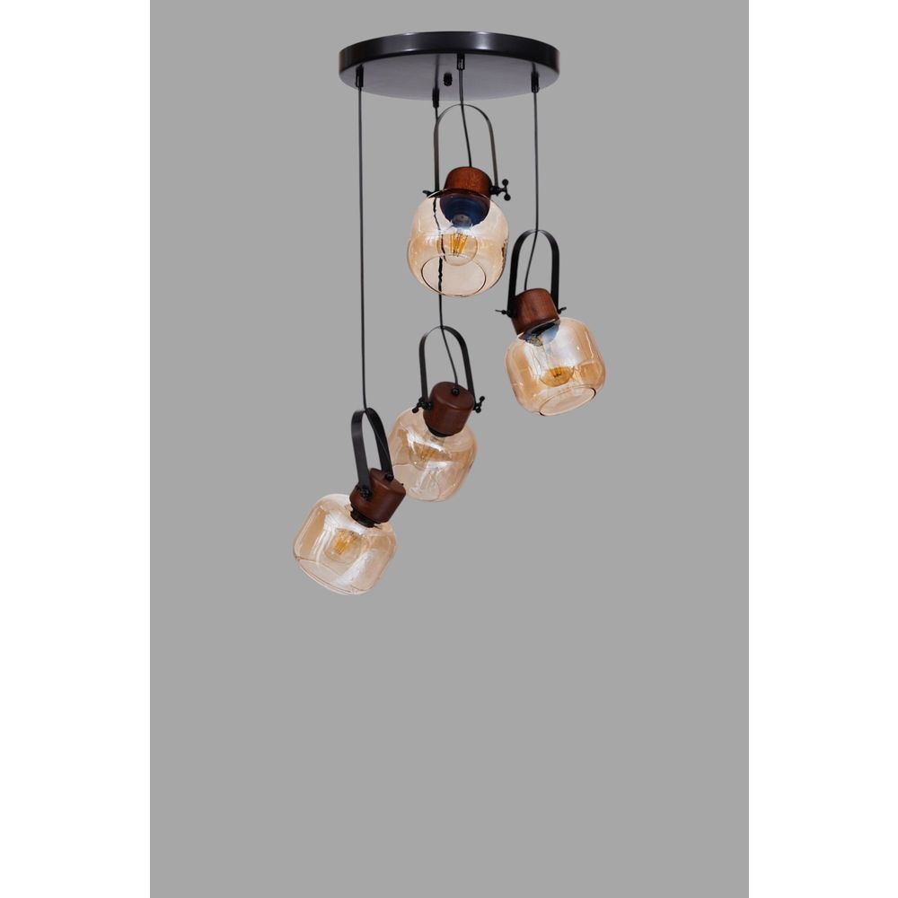 Opviq Luster 550, med, orah, crna slika 4