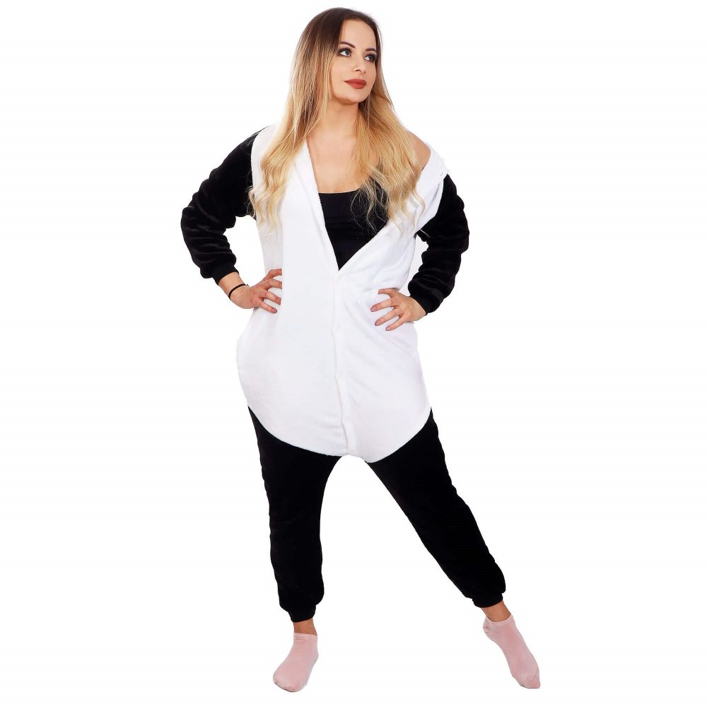 Jednodijelna piđama, panda, vel. M slika 10