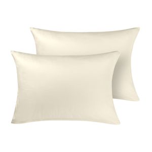 Set od dvije pamučne jastučnice Svilanit Luxe Sateen, bež beige 60x80 cm