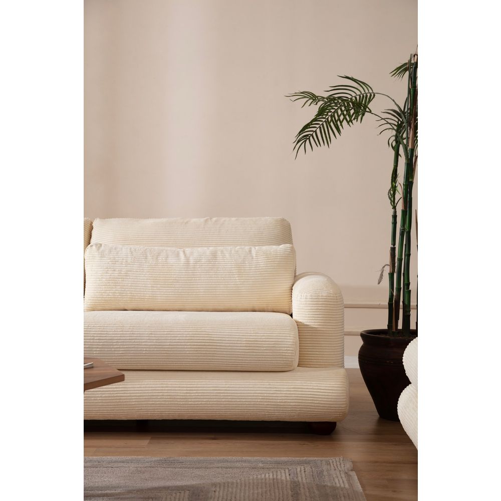 River - Bež Sofa za Tri Osobe slika 5