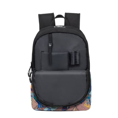 Ruksak RivaCase Agora 5420 black Urban Print backpack "Skaters", 12L slika 8