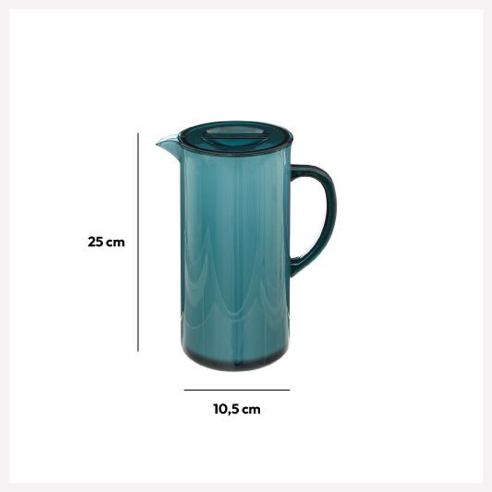 Five bokal Modern 2 l, polistiren, boja petrolej slika 2