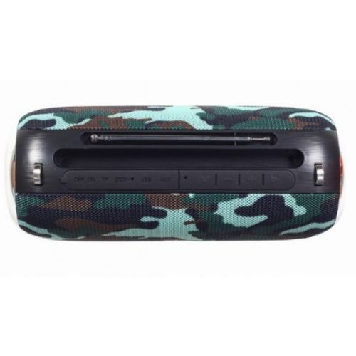 SPK-BT-17-CM Gembird Portable Bluetooth speaker +handsfree 2x5W, FM, USB, SD, AUX + antena camo slika 4