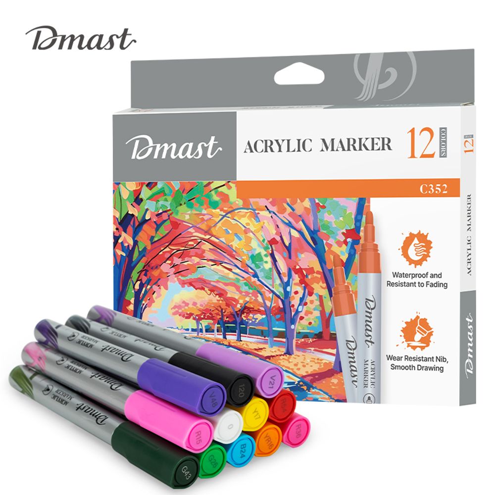 AKRILNI MARKERI PASTEL DMAST-PEBEO 1/12 EC352 slika 1