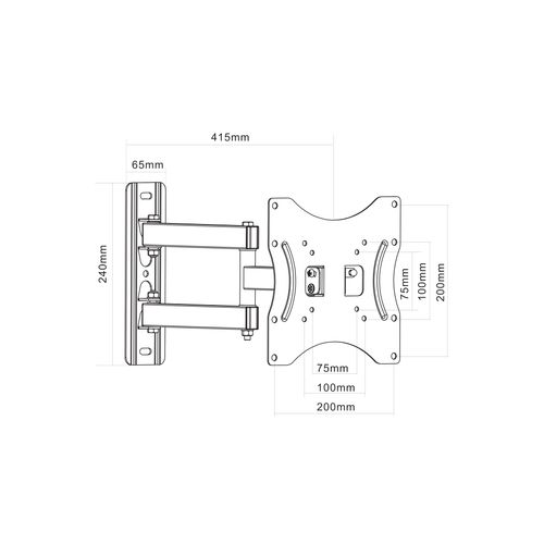 PLATINET OMEGA NOSAČ ZA TV FULL MOTION, FIR OUTV200FM slika 3