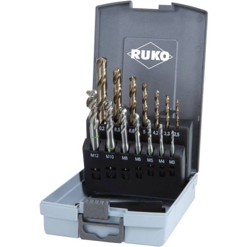 RUKO 245052RO komplet strojnih ureznika navoja 14-dijelni      DIN 371, DIN 376 HSSE-Co 5  1 Set slika 1