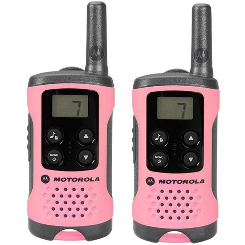 Motorola Walkie Talkie, domet 4 km, 8 kanala, pink - TLKR T41 PI slika 1