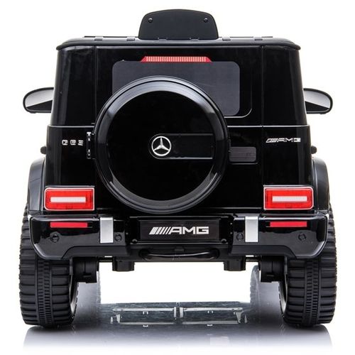 Licencirani auto na akumulator Mercedes G63 AMG - crni/lakirani slika 4