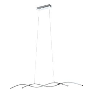 Eglo Lasana 2 Visilica sa LED Osvjetljenjem - 2x14W, D 1200mm, Aluminij/Krom-Bijela
