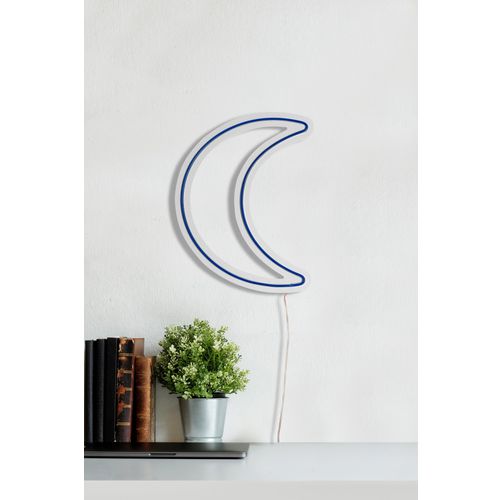 Wallity Ukrasna plastična LED rasvjeta, Crescent - Blue slika 4