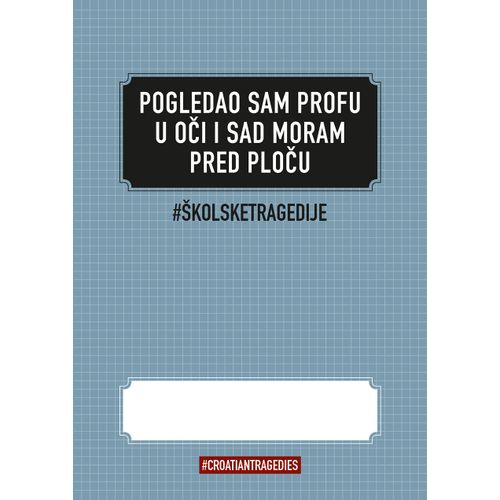 Bilježnica "Hrvatske tragedije" A4 - kvadratići SORTO slika 5