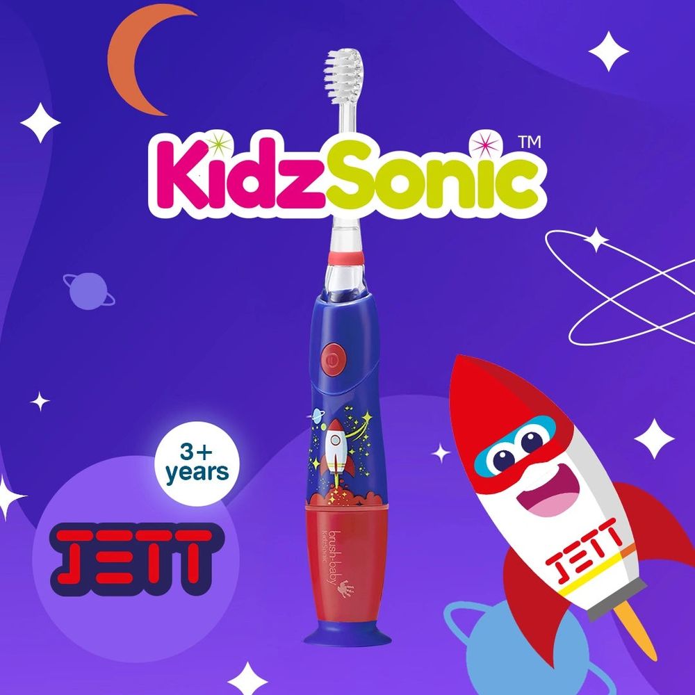 Brush-Baby Dječija električna četkica za zube KidzSonic Rocket slika 4