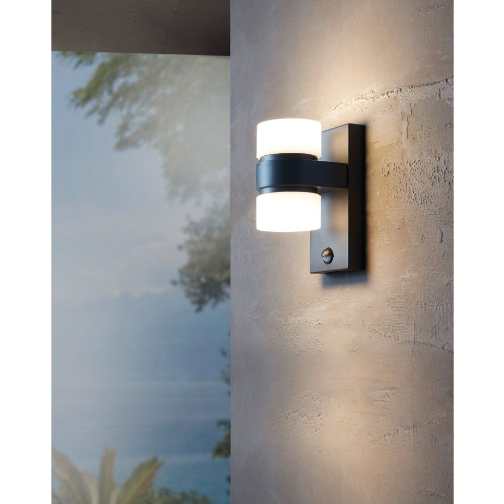 Eglo Atollari Vanjska Zidna Lampa 2x6W LED, Aluminij Gus/antracit slika 8