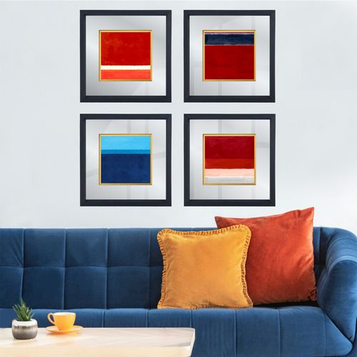 CAM1857244468 Multicolor Decorative Framed Painting (4 Pieces) slika 1