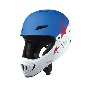 Micro Dječija kaciga Racing, Bijela/Plava