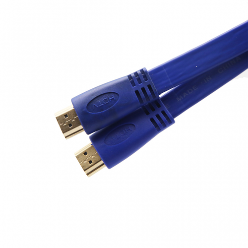 Kabl Flet HDMI na HDMI 1.5m plavi slika 2