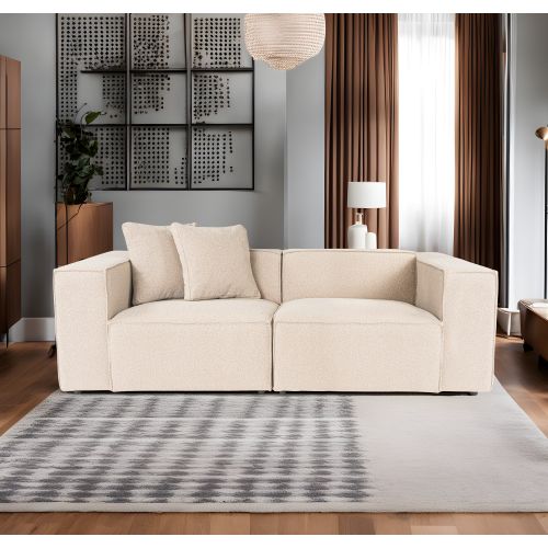 Atelier Del Sofa Dvosjed, Lora 2 Seater - Peach slika 2