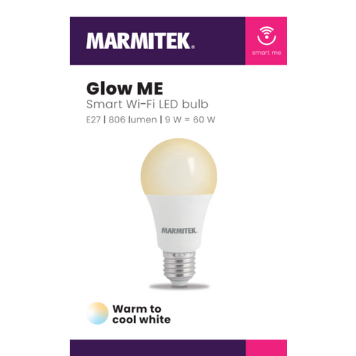 MARMITEK, pametna Wi-Fi LED žarulja - E27 | 806 lumena | 9 W = 60 W slika 5