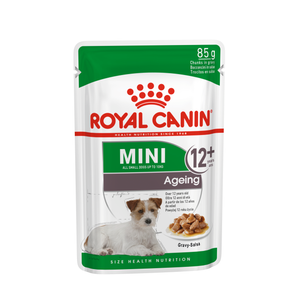 ROYAL CANIN SHN Mini ageing 12+ vrećica za psa, potpuna hrana za starije pse malih pasmina (od 1 do 10 kg) , stariji od 12 godina, 12x85 g