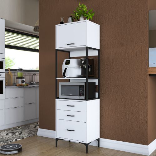 JE135 - 3101 White Multi Purpose Cabinet slika 1