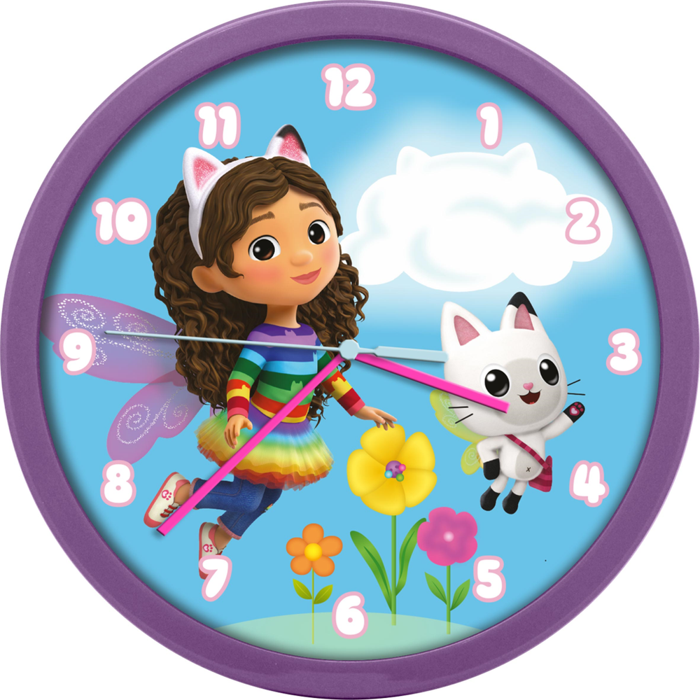 Zidni sat Gabby's Dollhouse 25 cm slika 1