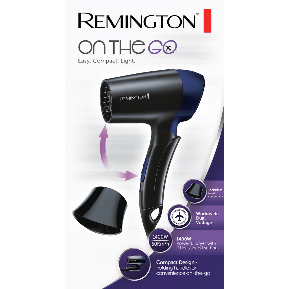 Remington Fen D2400 1400W On The Go Travel slika 7