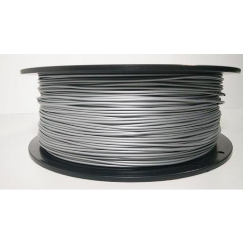 Filament for 3D, PET-G, 1.75 mm, 1 kg, silver PETG silver slika 1