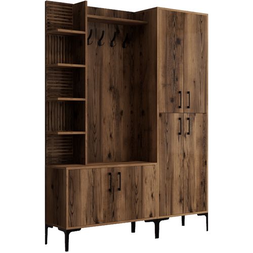 Woody Fashion Ormar za predvorje VIYANA WALNUT, Viyana DA - Walnut slika 6