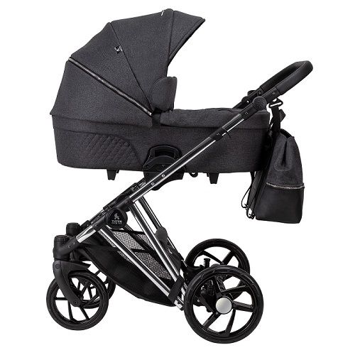 Tutek Kolica za bebe 2in1 Diamons Pro 2, Dark Grey  slika 1