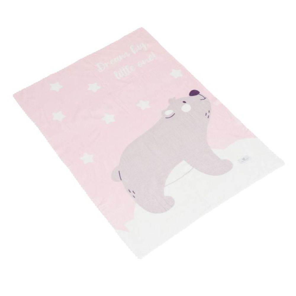 Cangaroo Dekica za bebe Dreamy Bear 75x100cm, Pink slika 1
