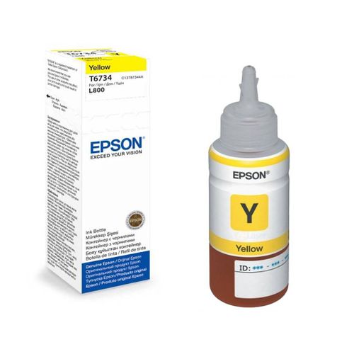 INK JET EPSON T6734 L800 YELLOW EcoTank 70ml C13T67344A slika 2