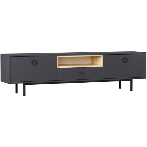 Naturel - Anthracite Anthracite TV Stand slika 7