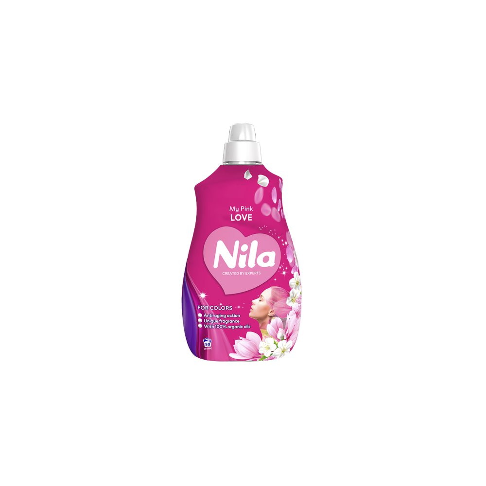 Nila My Pink Love tečni deterdžent za pranje veša 2,7l  slika 1