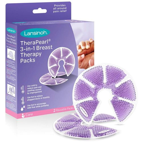 Lansinoh TheraPearl® 3u1 toplo - hladni oblog za prsa 2kom slika 1