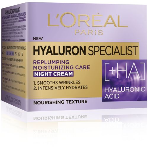L'Oreal Paris Hyaluron Specialist noćna hidratantna krema za vraćanje volumena 50 ml slika 3