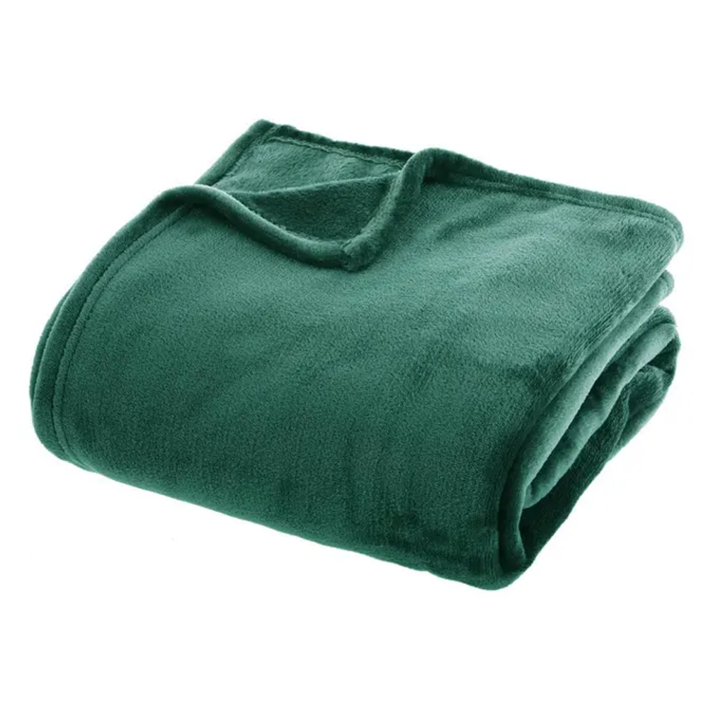 Atmosphera deka flanel 230x180cm poliester zelena slika 1