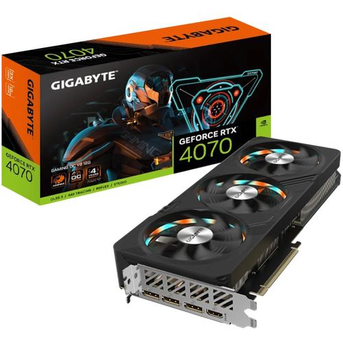 Gigabyte GV-N4070GAMING OCV2-12GD Grafička karta NVD 12GB GDDR6X 192bit crna slika 1