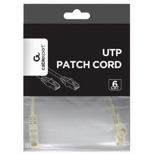 PP6U-CU-0.25M Gembird Mrezni kabl, CAT6 BAKARNI UTP Patch cord 0.25m grey slika 2