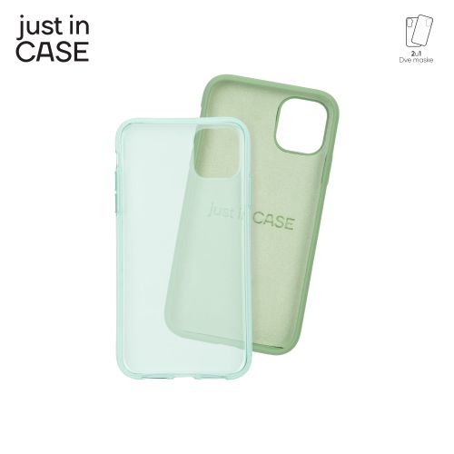 2u1 Extra case MIX paket ZELENI za iPhone 11 slika 1