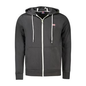 NORWAY 1963 MEN'S BLACK ZIP-UP SWEATSHIRT